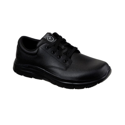 Skechers Men's Black Flex Advantage Fourche Sr Shoes - Size 8 - Image 5