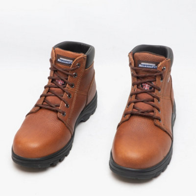 B&Q -   Work 77009Ec Workshire Mens Safety Boots BrownUk-Size-10.5 Brown