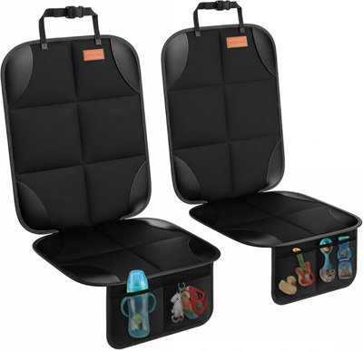 Smart Elf 2 Pack Car Seat ProtectorFor KidsChild With Waterproof Fabric & Thickest Padded Cover & Featuring Size Coverage from B&Q