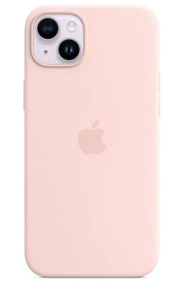 Apple Iphone 14 Plus Silicone Case With Magsafe - Chalk Pink