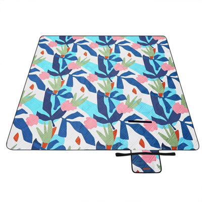 Songmics Picnic Blanket200 X CmLarge MatFor CampingParkGardenBeachWater RepellentMachine WashableFoldable from B&Q