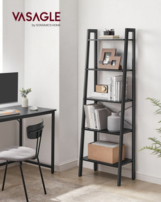 LEDREM Ladder Shelf5-Tier BookshelfStorage RackBookcaseFor Living RoomKitchenBedroom from B&Q