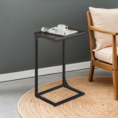 Ledrem C-Shaped End TablesSet Of 2Sides Table For SofaSmall Tv Tray Tables For Living RoomBedroom from B&Q