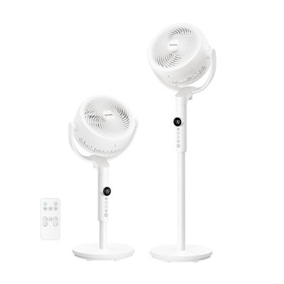 Songmics Standing Fan For Bedroom20 Db Quiet Pedestal With RemoteCooling Air Circulator120 +135 Oscillating15 Speeds15 from B&Q