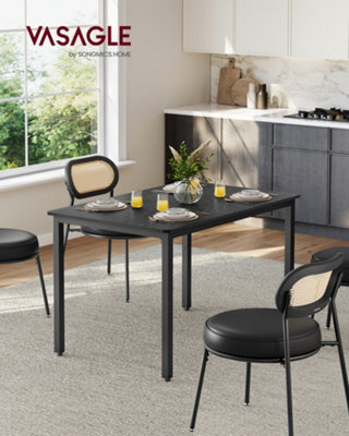 LEDREM Dining TableRectangular Kitchen TableFor Living RoomOffice70 X 110 X 77 Cm (D X W X H)Industrial Style from B&Q