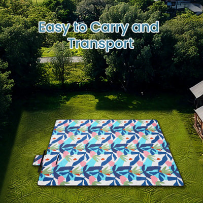 Songmics Large Waterproof Picnic BlanketFoldable And Machine WashableFor CampingParkGarden Or Beach from B&Q