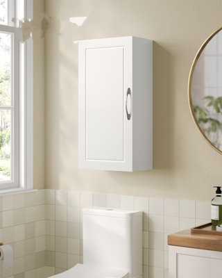 LEDREM Vasagle Bathroom Wall CabinetWall-Mounted Bathroom Storage CabinetMedicine Cabinet With Adjustable Shelves from B&Q