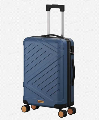 LEDREM Suitcase28''Blue50X30X75Cm from B&Q