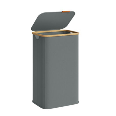 LEDREM Lederm Laundry Hamper With LidLaundry BasketOxford FabricFoldable