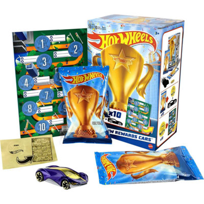 Hot Wheels Rewards Cars Themed 10-Pack Of Random Vehicles
