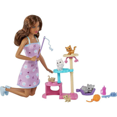 Joom Barbie Toy And Cat Tower Cute Cat Care Set And Accessory Hhb70 Set! [Dress-Up Doll] [Doll Set] [Ages 3+] - Image 4