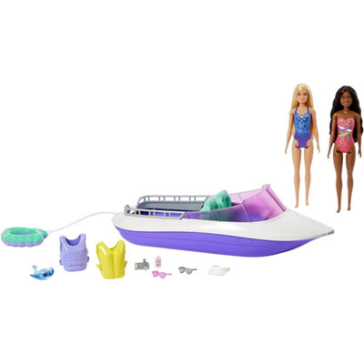 Barbie Mermaid Power Boat And Dolls - Image 3
