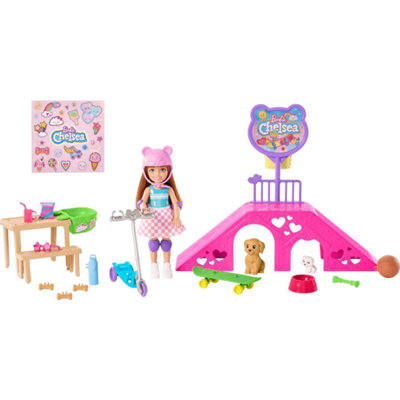 B&Q -  Chelsea Doll And Skatepark Toy Playset 2 Puppies Ramp And Accessories - Image 5