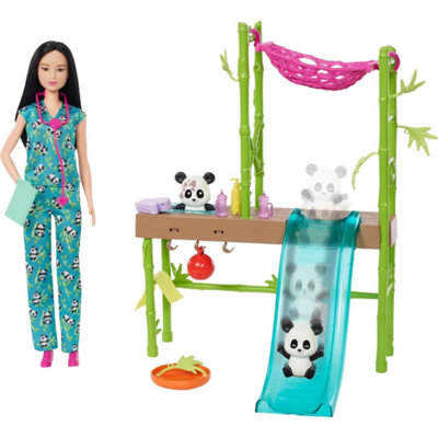 Barbie You Can Be Anything Doll Panda Care & Rescue Colour Changing Playset - Image 2