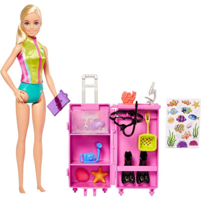 Barbie Marine Biologist Doll and Accessories Mobile Lab Playset with Blonde Doll - Image 5