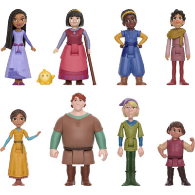 Disney Wish The Teens Pack Of 8 Dolls And Star Figure