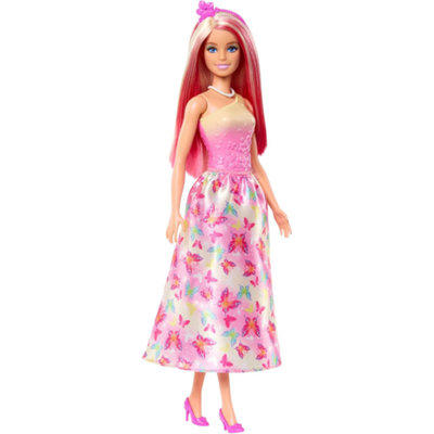 Barbie Dreamtopia Princess Doll Pink Hair Toy for Kids - Image 3