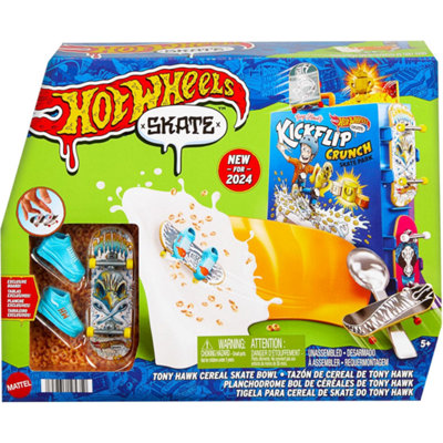 Hot Wheels Tony Hawks Kickflip Cereal Bowl Fingerboards + Tricked Out Hotwheels - Image 7