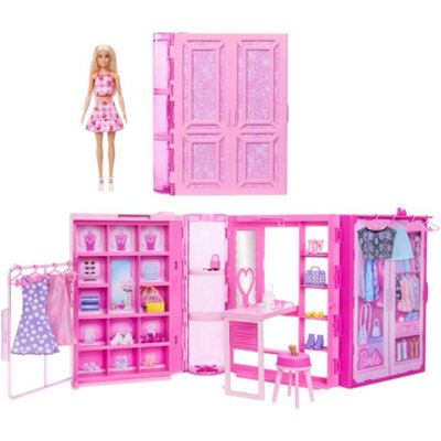 Barbie Dream Closet Doll Playset with Accessories for Girls - Image 3