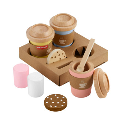 B&Q -  Hxt85 Wooden Coffee To Go Set