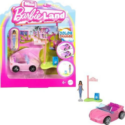 Barbie Mini Barbieland Doll & Colour Changing Vehicle - Image 3
