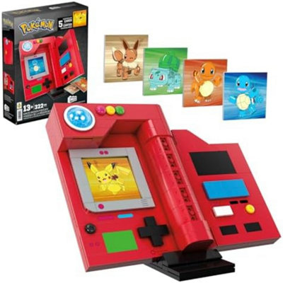 Mega Pokemon Kanto Region Pokedex With 5 Cards -For Collectors, Building Set