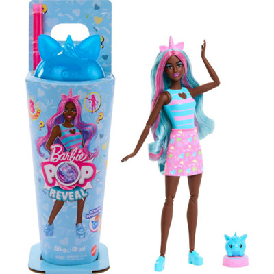 B&Q -  Pop Reveal Blue Unicorn Shakes Surprise Doll - Image 3
