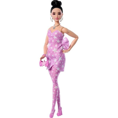B&Q -  Deluxe Style Doll In Denim Star Print Dress - Image 5