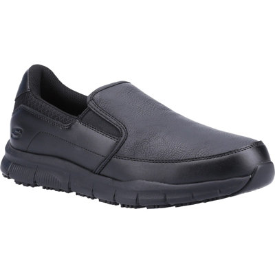 Skechers Nampa Groton Occupational Shoes Black from B&Q