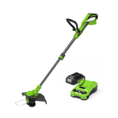 Greenworks 24V 30Cm Cordless Brushless Line Trimmer (2Ah Battery & Charger) New