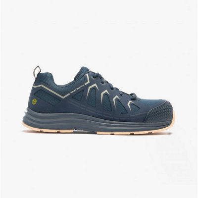 Skechers Skechers Work 200127Ec Malad Ii Mens Safety Trainers Navy/tanUk-Size-7.5 Navy from B&Q