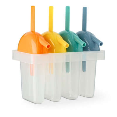B&Q -  Multi-Colour Plastic Non-Stackable Ice Lolly Mould
