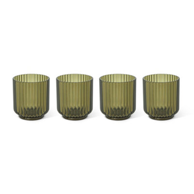 Manna Green Plastic 400Ml Wine GlassSet Of 4 from B&Q