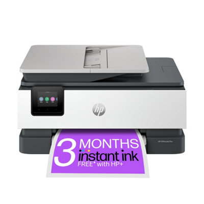 Hp Officejet Pro 8132E All-In-One Printer Colour Printer For Home Print, Scan, Copy, Fax Automatic Document Feeder 3 Months Of