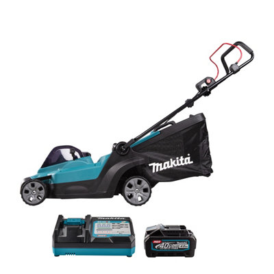 Makita Lm004Gm103 40V Max Xgt Cordless 430mm 740W Lawn Mover With 1 X 4.0Ah Battery & Charger from B&Q