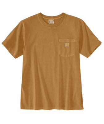 Carhartt Irvine Relaxed Fit Garment Dyed T-Shirt Carhartt Brown S from B&Q