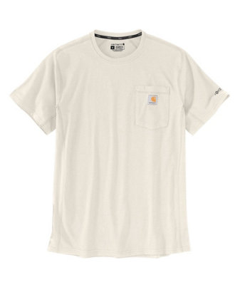 Carhartt Force Flex Relaxed Fit Midweight Pocket Men's T-Shirt Malt Xxl from B&Q