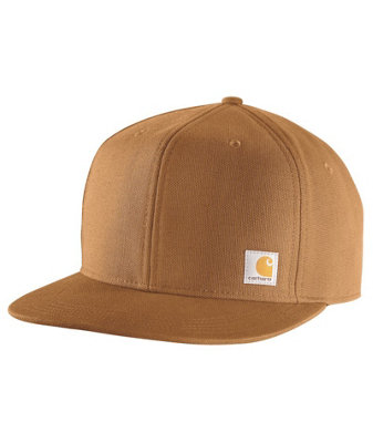 Carhartt Firm Duck Flat Brim Cap Carhartt Brown from B&Q
