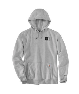 Carhartt Force Relaxed Fit Lightweight Logo Graphic Sweatshirt Asphalt Heather Xxl from B&Q