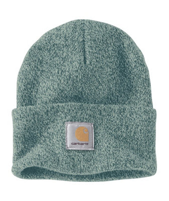 Carhartt A18 Knit Cuffed Beanie Greenstone/seabroook from B&Q