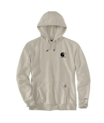 Carhartt Force Relaxed Fit Lightweight Logo Graphic Sweatshirt Transformative Cobblestone M from B&Q