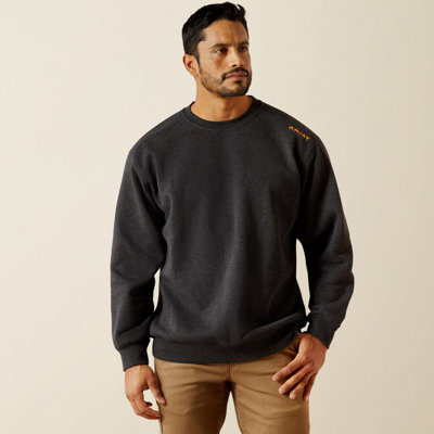 Ariat Rebar Lightweight Sweatshirt Charcoal Heather Xl from B&Q