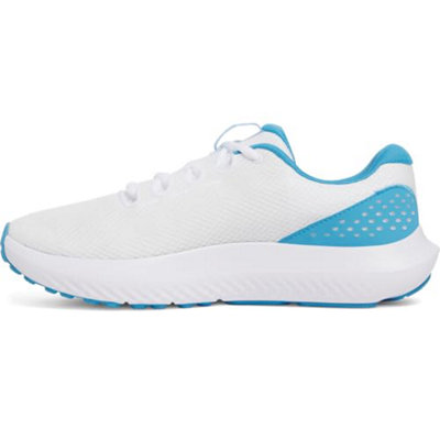  - Under Armour Surge 4 Running Shoes Mens White / Blue 7 Uk