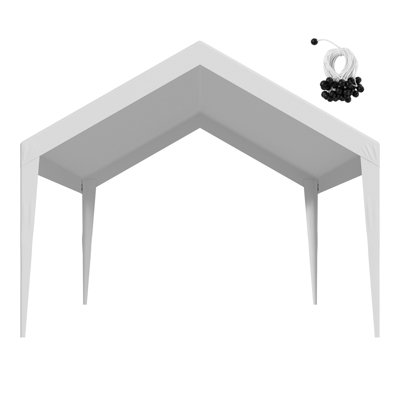VEVOR Carport Replacement Canopy 12x20 ft Car Shelter Cover Frame Not Included - Image 3