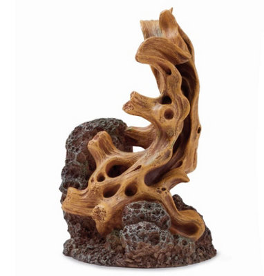 Biorb Aquarium Fish Tank  Wood On Stone Ornament from B&Q