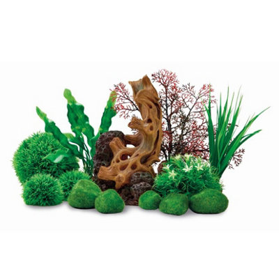 Biorb Aquarium Fish Tank Decor Set 30L Wood On Stone from B&Q