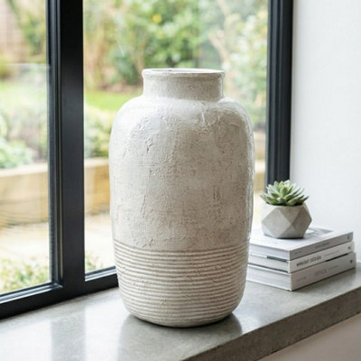 Garden Greatness Maison Lumen Textured Vase Decor from B&Q