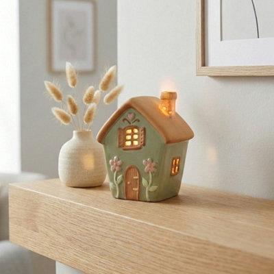 Garden Greatness Pastel Fairy House Tealight Holder from B&Q
