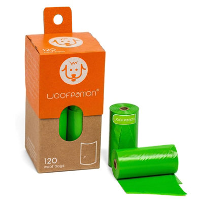 B&Q -  Unscented Heavy Duty Dog Waste Bags 8 Rolls (120 Bags)