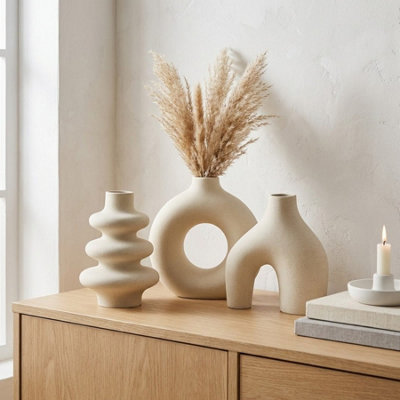 Garden Greatness Maison Trio Minimalistic Vase Set from B&Q